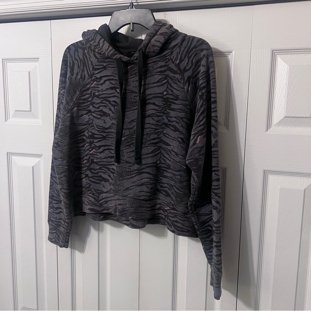 All Saints Tygers Raglan hooded Top Tiger Print Sweatshirt Size XS - Picture 5 of 13